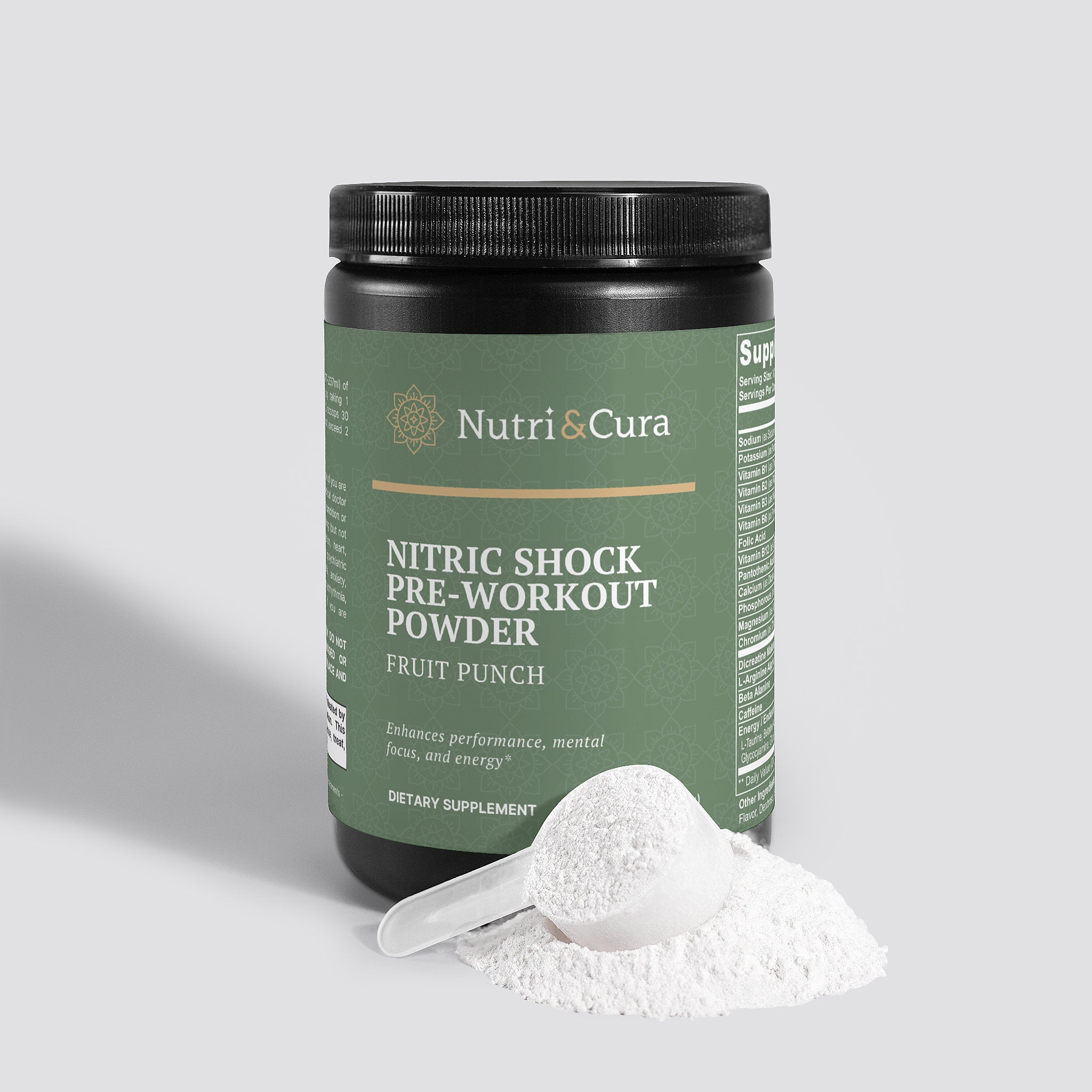 Nitric Shock Pre-Workout Powder (Fruit Punch)